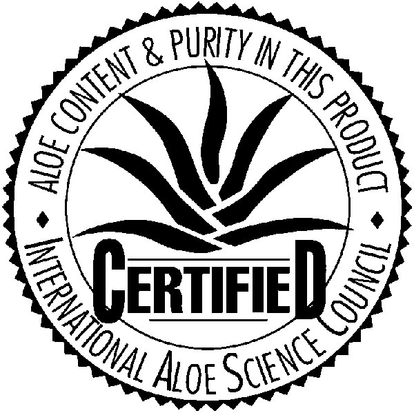 Aloe Content Seal of approval certificate FLP